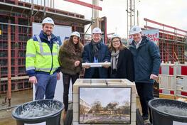 Grundsteinlegung an der Schillstraße