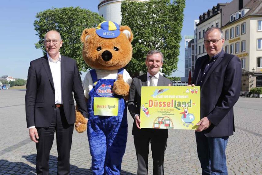 Düsselland: Messegelände wird zum temporären Freizeitpark
