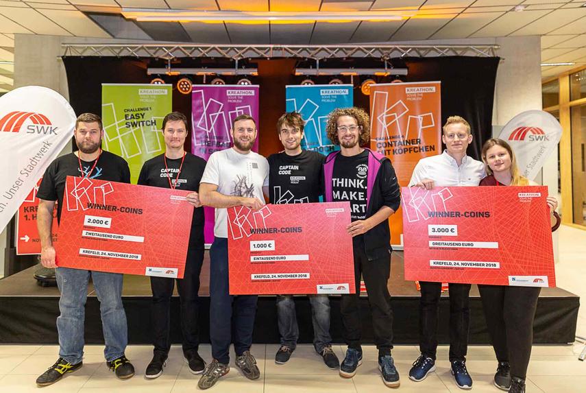 Erster Krefelder Hackathon war großer Erfolg