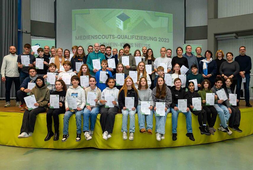 Medienscouts NRW: Sechs Schulen aus dem Rhein-Kreis Neuss mit Sonderabzeichen ausgezeichnet