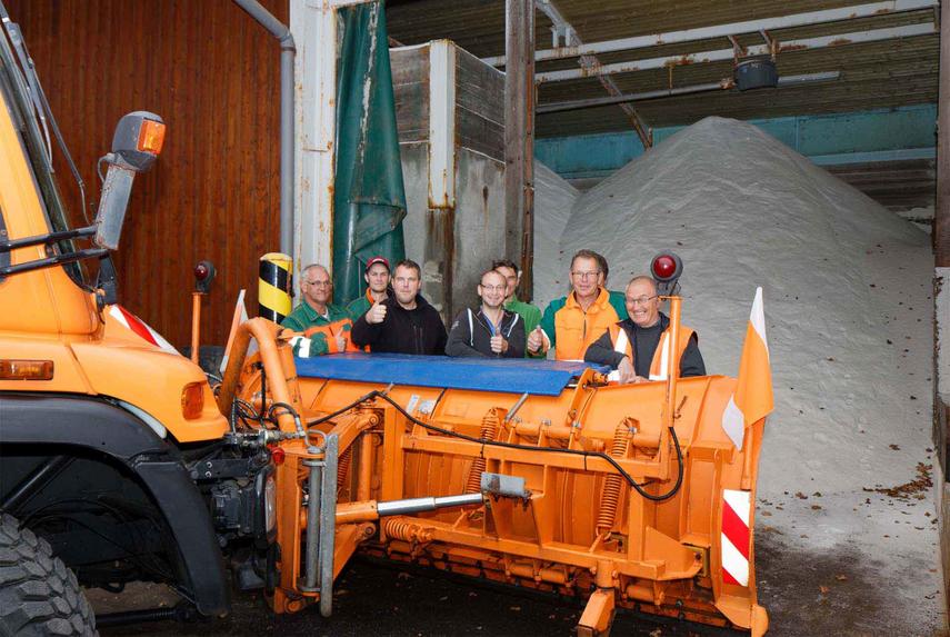 Winterbereitschaft läuft an - Baubetriebshof hat sich auf Eis und Schnee vorbereitet